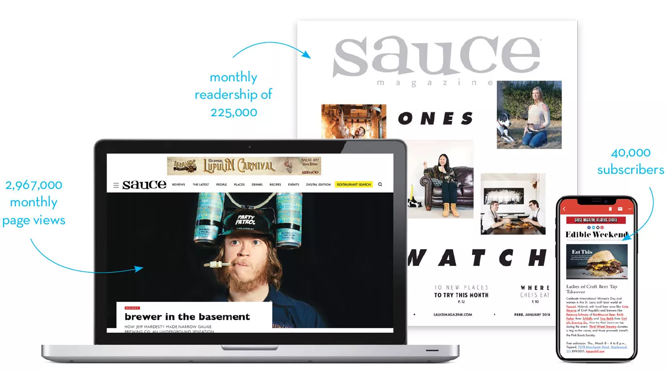 View of Advertise - Sauce Magazine: Intelligent Content For The Food Fascinated